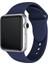 Apple Watch Uyumlu Se 44 mm Silikon Kordon Kayış Lacivert 1