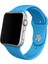 Apple Watch Uyumlu Seri 6 44 mm Silikon Kordon Kayış Mavi 1