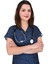 Yıldız Desenli Doktor Hemşire Hastane Cerrahi Üst Forma Greys 1