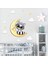 Sevimli Rakun ve Ay Yıldızlar ve Bulutlar Çocuk Odası Duvar Sticker 2