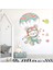 Sevimli Paraşütçü Ayıcık Çocuk Odası Duvar Sticker 4