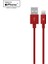 AlumiCable MFI Apple Lightning Şarj Kablosu Kırmızı 1