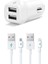 Speedcharger Duo Çakmak Şarj Cihazı Çift Usb 3.1A (Universal Çift Kablo) 1