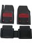 2011 Model Chevrolet Avalanche Için 3D Havuzlu Tip Universal Paspas - Kırmızı Kromajlı 4