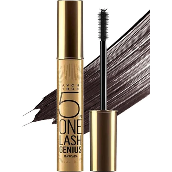 Avon True Lash Genius Maskara 10 Ml. Black Brown