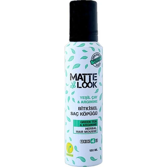 Matte Look ​​Matte Look Bitkisel Saç Köpüğü 150 ml
