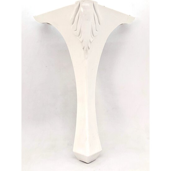 Plastik Ayak Diyarı Modern Lükens Beyaz 28 cm Dekoratif Mobilya,Kanepe ,Koltuk Ve Baza Ayağı