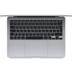Apple MacBook Air M1 Çip 16GB 256GB SSD macOS 13" Taşınabilir Bilgisayar Uzay Grisi Z1240009K