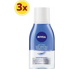 Nivea Make Up Expert Çift Fazlı Göz Makyaj Temizleyici 125 ml x 3 Adet