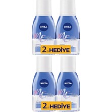 Nivea Make Up Expert Çift Fazlı Göz Makyaj Temizleyici 125 ml x 4 Adet