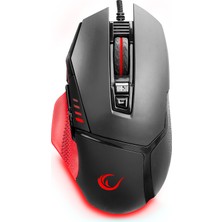 Rampage CENTAUR SMX-R13 Siyah/Kırmızı 8 Tuş Oyuncu RGB Mouse