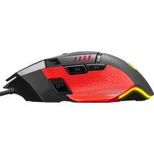 Rampage CENTAUR SMX-R13 Siyah/Kırmızı 8 Tuş Oyuncu RGB Mouse