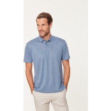 Emnana Mavi Keten T-Shirt