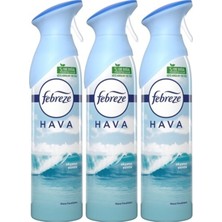 Febreze Hava Ferahlatıcı Sprey Oda Kokusu Okyanus Esintisi 3'lü Paket x 300 ml