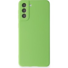 Nettech Samsung Galaxy S21 Plus Uyumlu Suide Silikon Kılıf Yeşil