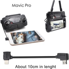 Profisher Djı Mavic Pro Tip-C Veri Kablosu 10 cm Telefonlar Için Siyah Renk