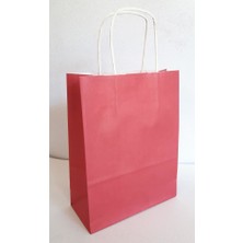 Event Party Store Kraft Kağıt Çanta Bordo 18CM x 24CM - 1 Adet