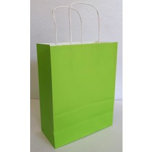 Event Party Store Kraft Kağıt Çanta Açık Yeşil 18CM x 24CM - 1 Adet
