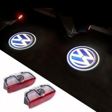 Araba Alışveriş Volkswagen Aksesuar Passat B8 Kapı Altı Logolu Aydınlatma Işığı
