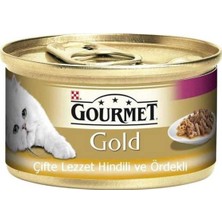 Gourmet Gold Hindili Ördekli Kedi Konservesi 85 gr