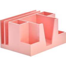 Ops Klm 207 Masaüstü Organizer Kalemlik Pastel Pembe
