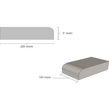 Ümraniye Hobi Sanat Ümraniye Hobi Eshel Maket Basamak Tuğlası Gri 1/10 200'LÜ + Harç