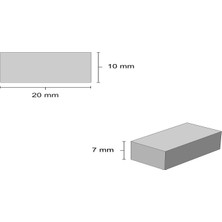 Ümraniye Hobi Sanat Ümraniye Hobi Eshel Maket Pres Tuğla Gri 1/10 200'LÜ Set + Harç