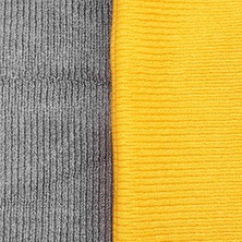 Smartbee Chrolux 2’li Mikrofiber Kalın Oto Cam Bezi 40×50 300GSM – Turuncu/gri