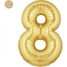 İKM Harf Balon Folyo Küçük Boy 16 Inç  35 cm Gold 8