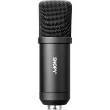 Snopy SN-11P Siyah Profesyonel Vlogging Mikrofon Seti