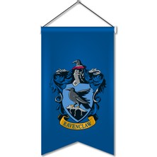 Sihir Dükkanı Lisanslı %100 Saten Kırlangıç Kesim Büyük Flama Model : Ravenclaw 50X75CM