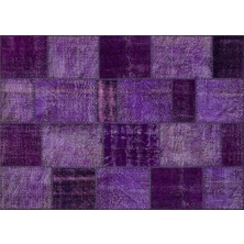 Allmode Patchwork Kps Purple 170 x 240 cm 4.08 m2 Patchwork El Dokuma Halı