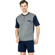 Pierre Cardin 5449 3 Lü Kısa Kol Erkek Pijama Takımı