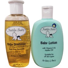 Natifa Baby Bebek Bakım Losyonu 250 ml + Bebek Şampuanı 200 ml