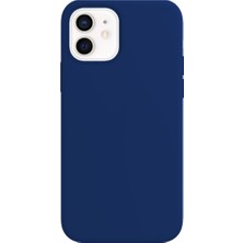 Buff iPhone 12 / 12 Pro Rubber S Kılıf Navy Blue