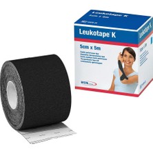 Leukotape Sporcu Bandı 5cm x 5m Siyah