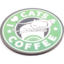 Tedz Collection I Love Cats And Coffee Bardak Altlığı