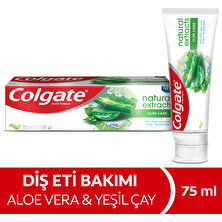 Colgate Natural Extracts Aloe Vera ve Yeşil Çay Özlü Diş Eti Bakımı Diş Macunu 75 ml