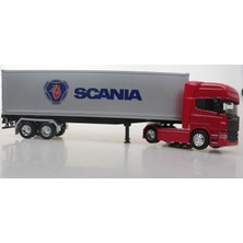 Welly Scania V8 R730 Dorseli Tır 1:32 Ölçek