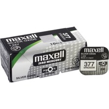 Maxell 377 SR626SW 1.55V Saat Pili 10'lu