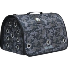 Leon Pet Kapalı Fly Bag Taşıma Çantası Kamuflaj 26X42X26H cm