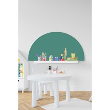 Msticker Bohem Açık Yeşil Yarım Daire Çocuk Bebek Odası STICKER(50X100CM)
