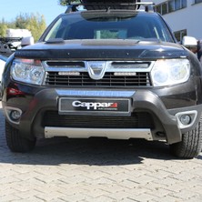 Cappafe Dacia Duster Sis Farı Çerçevesi Mat Gri 2 Parça 2010-2017