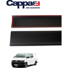 Cappafe Volkswagen T6 Transporter Dodik Seti Uv Katkılı Abs K.ş. Çift Sürgülü Mat Siyah 11 Parça 2015-2020