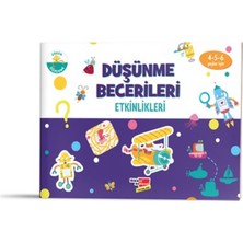 4-6 Yaş Evde Etkinlik Kitabı Seti (Düşünme Becerileri, Mantık ve Muhakeme, Yaratıcılık ve Hayal Gücü)