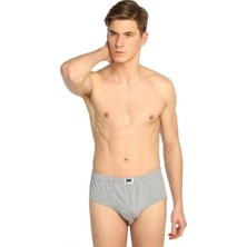 Tutku Erkek Gri Slip 3'lü Paket