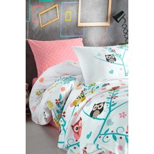 Cotton Life Fancy Tek Kişilik Nevresim Takımı - Lola Mint