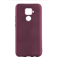 Hesaplı Dünya Huawei Mate 30 Lite Kılıf Mat Renkli Esnek Silikon Mürdüm Renk Prm