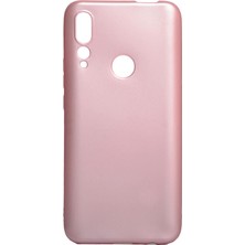 Hesaplı Dünya Huawei Y9 Prime 2019 Kılıf Mat Renkli Esnek Silikon Rosegold Renk Prm
