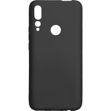 Hesaplı Dünya Huawei Y9 Prime 2019 Kılıf Mat Renkli Esnek Silikon Siyah Renk Prm